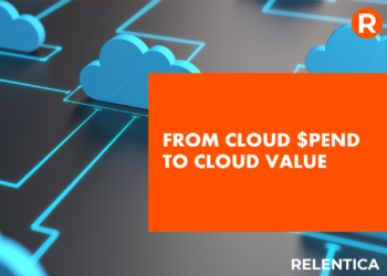 From Cloud Spend to Cloud Venue - Relentica over technology clouds