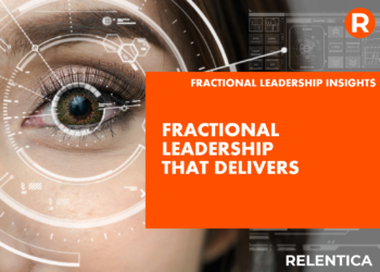 Fractional Leadership that Delivers Text over digital eye ball