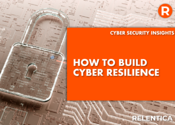 How To Build Cyber Resilience - text over digital circuit board