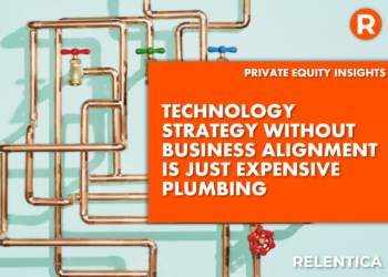 TECHNOLOGY STRATEGY WITHOUT BUSINESS ALIGNMENT IS JUST EXPENSIVE PLUMBING - text over pipework